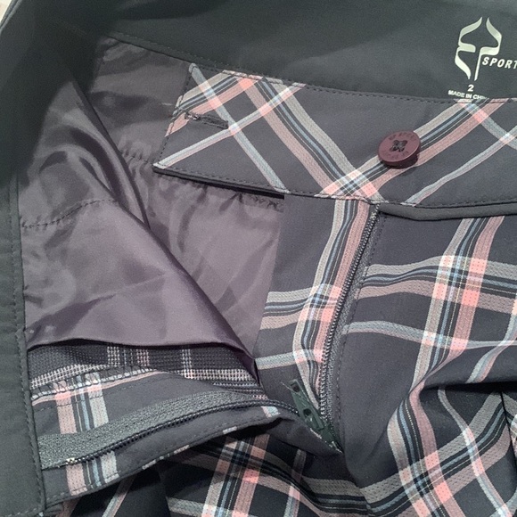 NWT  EP Sport  by EP Pro  Granite Multi Impressions Ladies Gray Plaid Go… - Picture 6 of 14